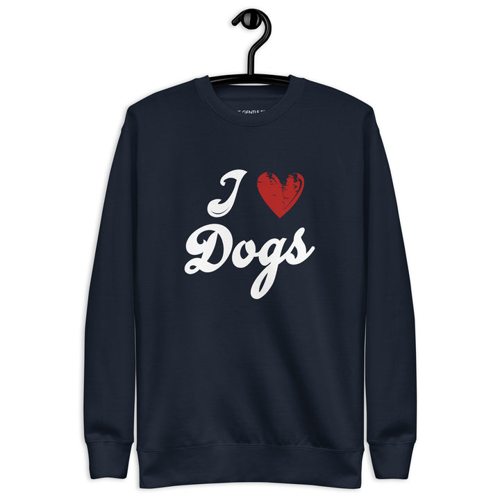 I Love Dogs Crew Neck Sweatshirt
