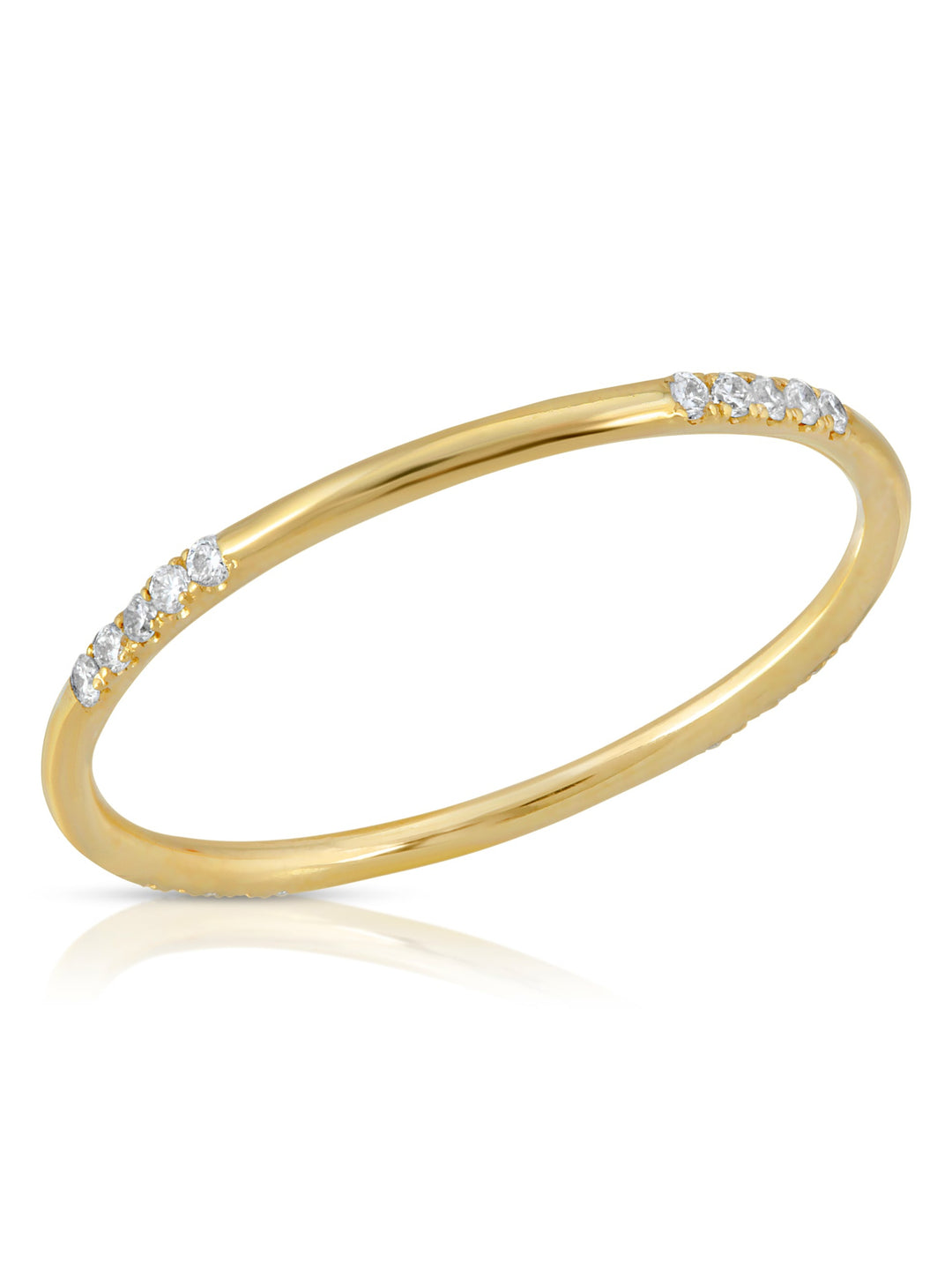 Pave Band Ring // 20 Diamonds The Gentle Pit