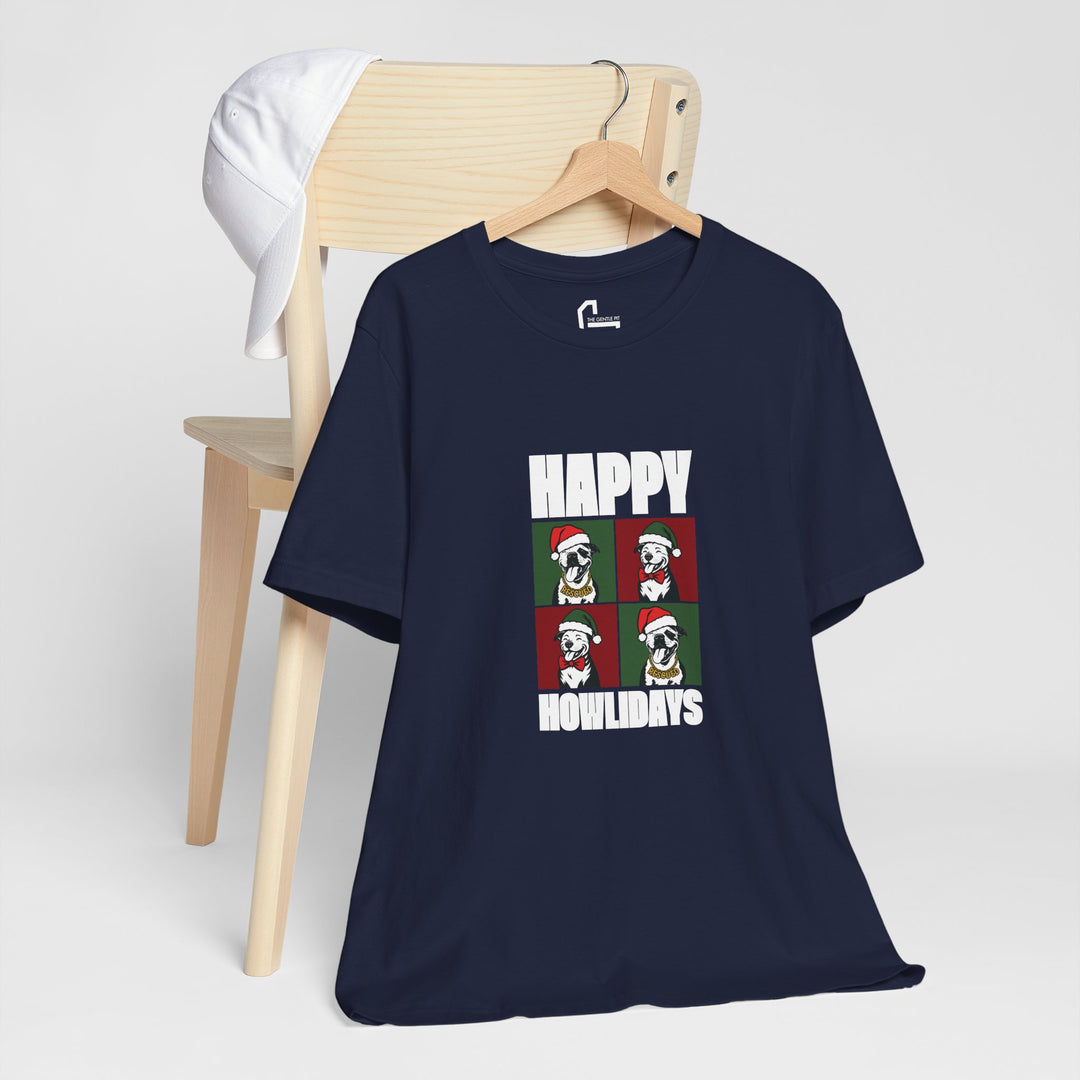 Happy Howlidays 2025 V2 Unisex Short Sleeve T-shirt