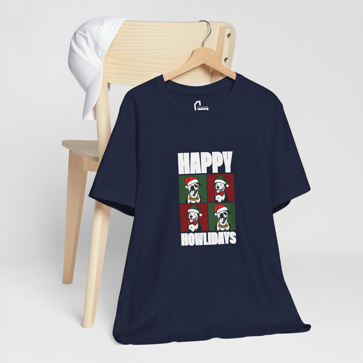 Happy Howlidays 2025 V2 Unisex Short Sleeve T-shirt
