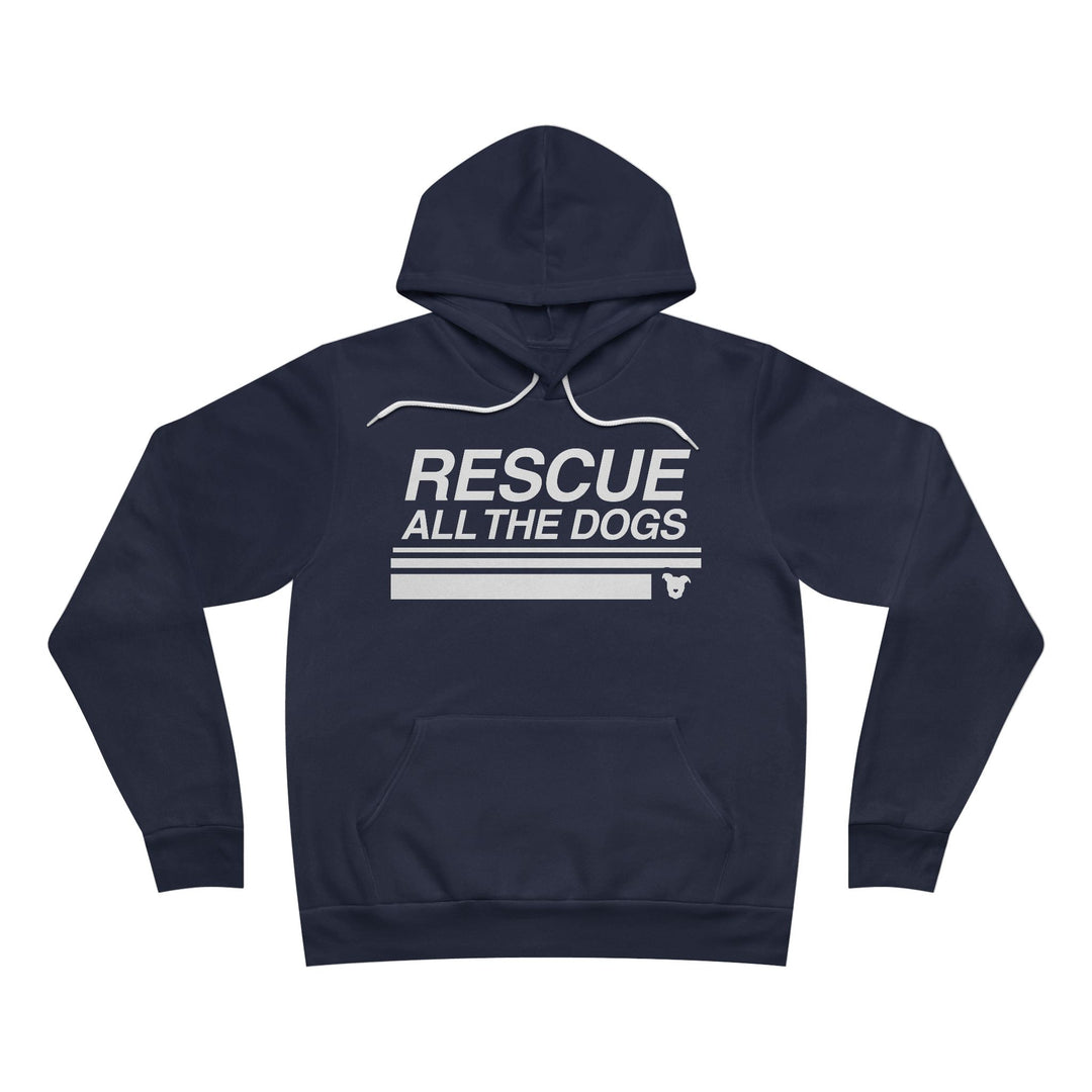 Rescue All the Dogs Unisex Sponge Fleece Pullover Hoodie