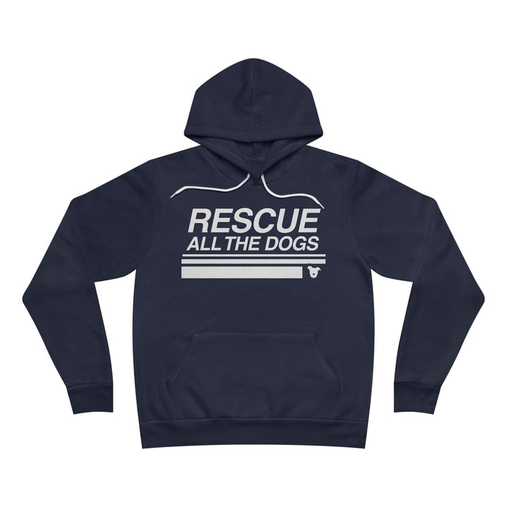 Rescue All the Dogs Unisex Sponge Fleece Pullover Hoodie