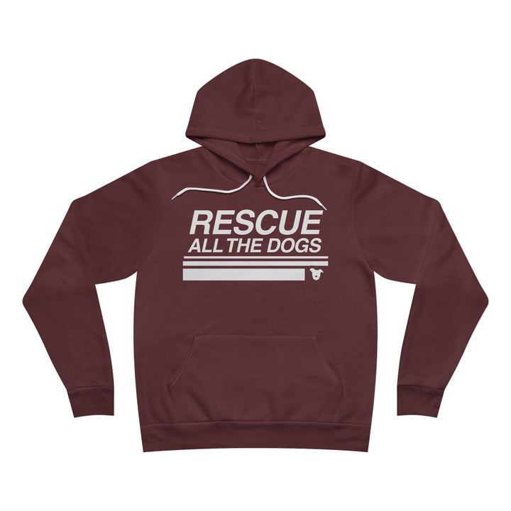 Rescue All the Dogs Unisex Sponge Fleece Pullover Hoodie