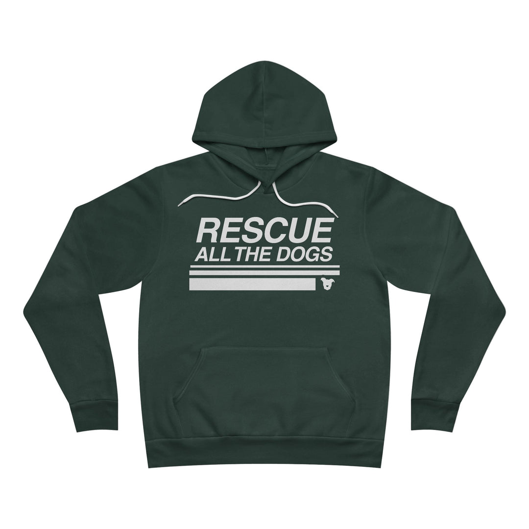 Rescue All the Dogs Unisex Sponge Fleece Pullover Hoodie