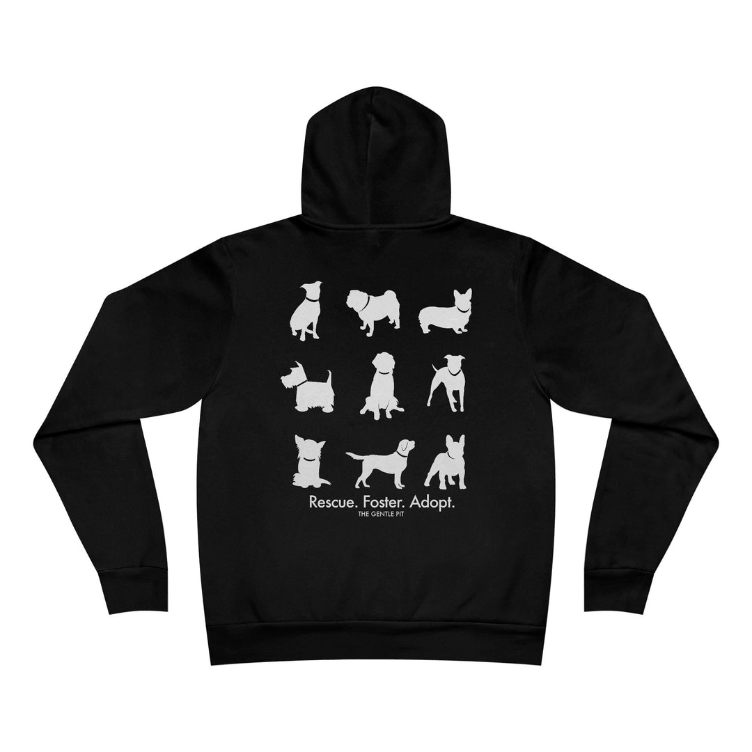 Rescue All The Dogs Unisex Sponge Fleece Pullover Hoodie