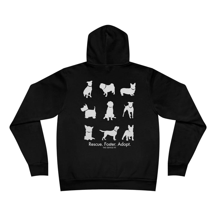 Rescue All The Dogs Unisex Sponge Fleece Pullover Hoodie