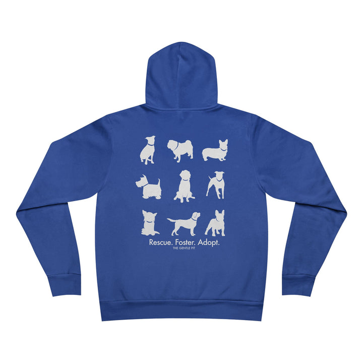 Rescue All The Dogs Unisex Sponge Fleece Pullover Hoodie