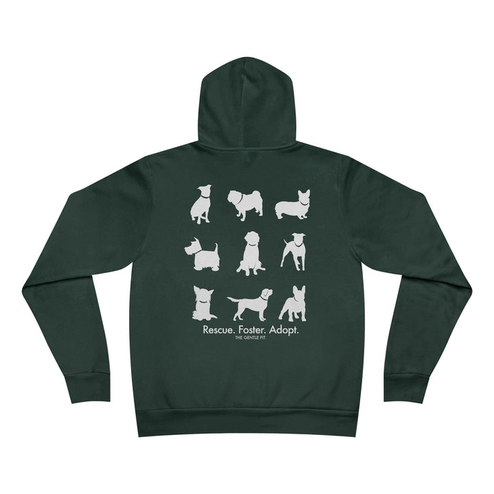 Rescue All The Dogs Unisex Sponge Fleece Pullover Hoodie