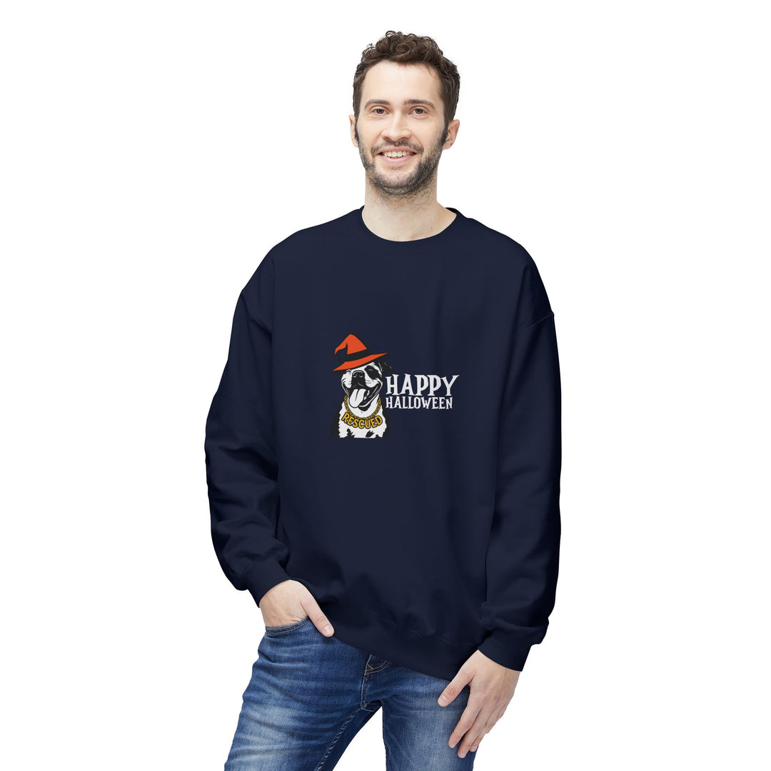 Halloween Pit V1 Softstyle Fleece Crewneck Sweatshirt