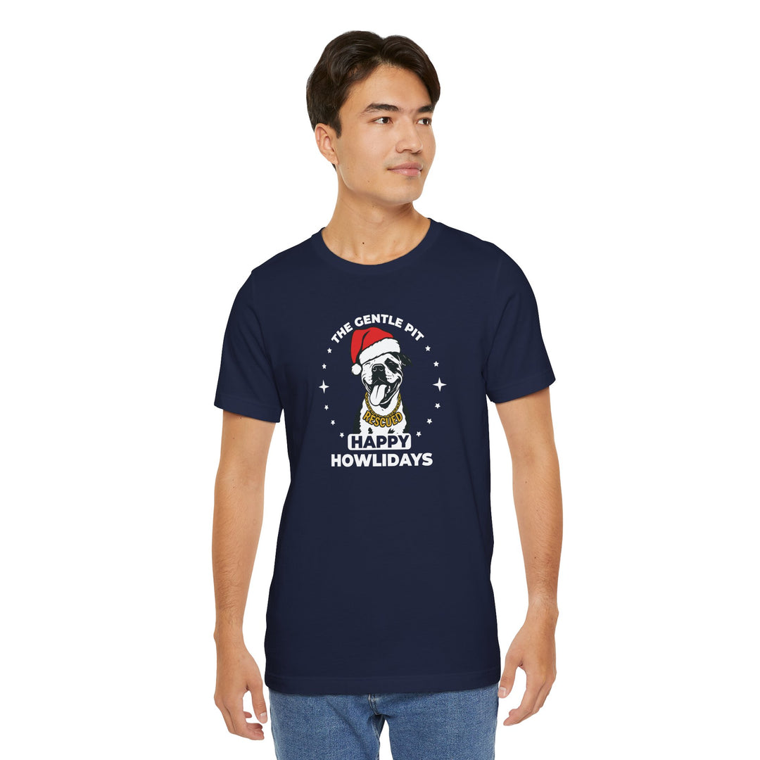 Happy Howlidays 2025 V3 Unisex Short Sleeve T-shirt