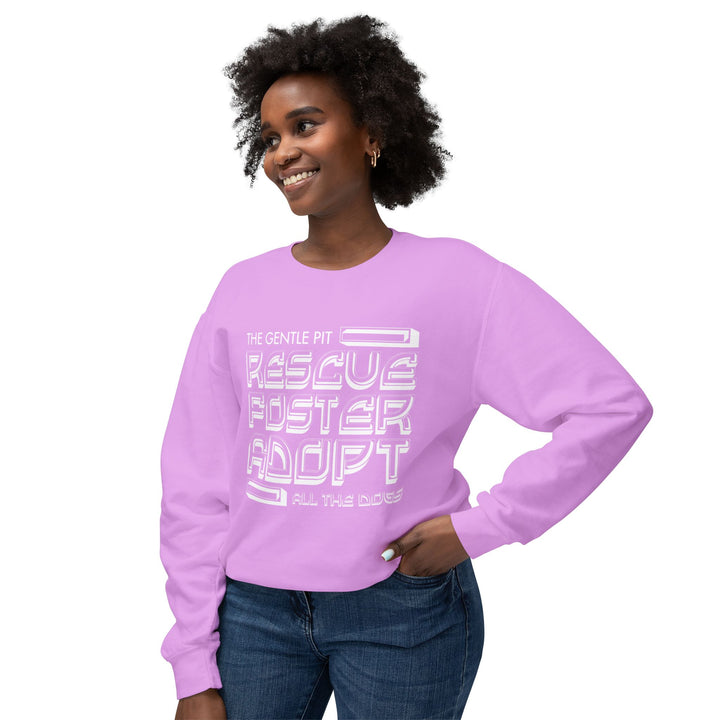 R.F.A Illusion style Print Design Unisex Crewneck Sweatshirt