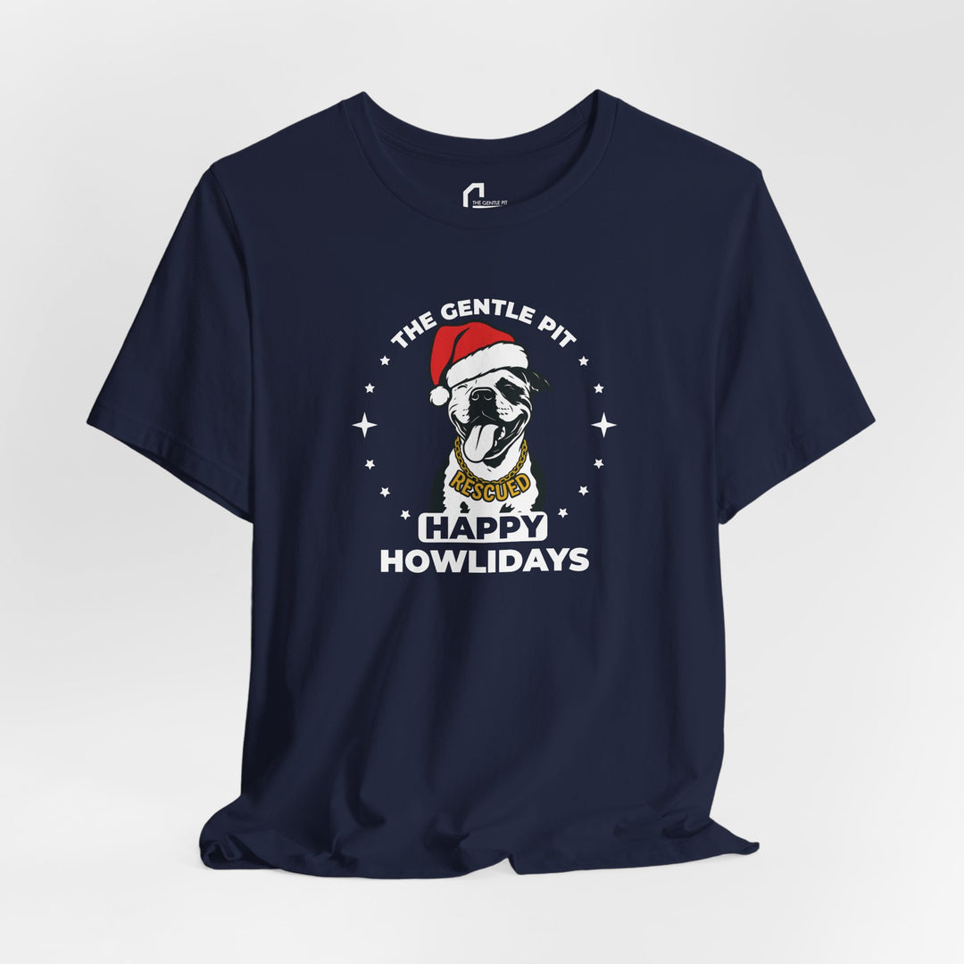 Happy Howlidays 2025 V3 Unisex Short Sleeve T-shirt