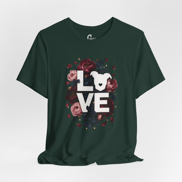 LOVE Floral Premium V1 Short Sleeve Tee