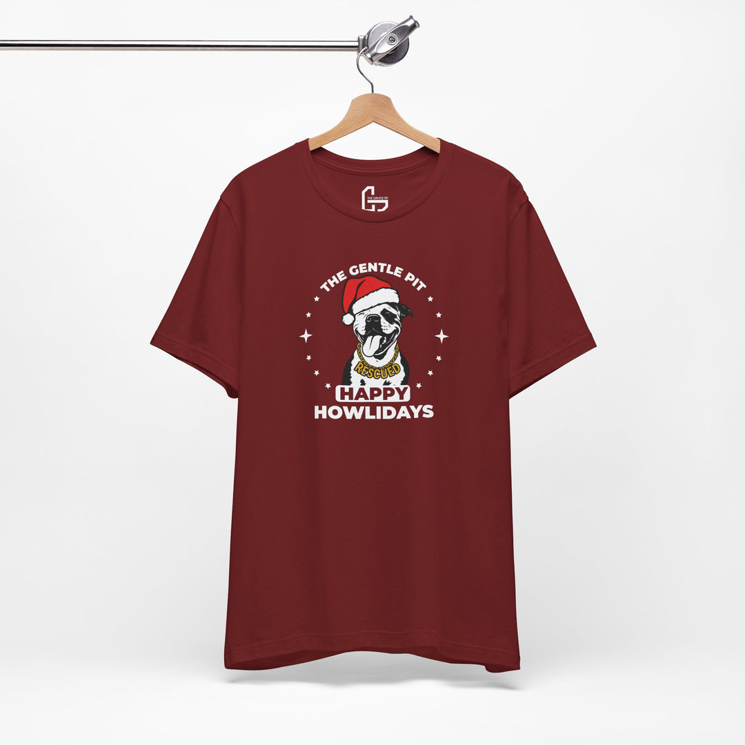 Happy Howlidays 2025 V3 Unisex Short Sleeve T-shirt