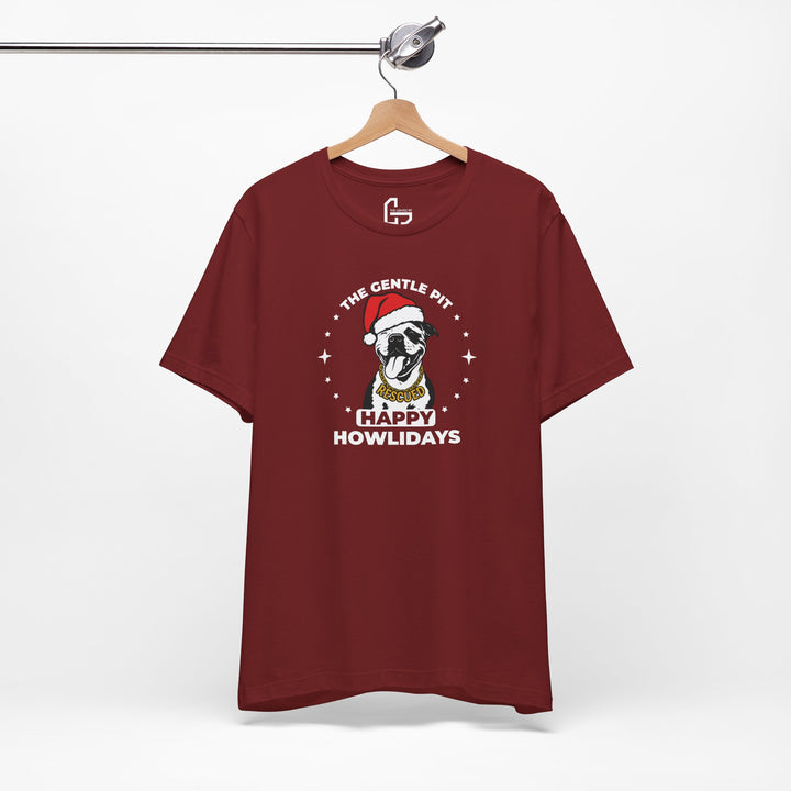 Happy Howlidays 2025 V3 Unisex Short Sleeve T-shirt