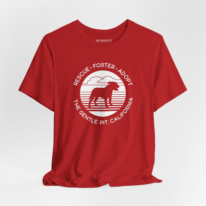 Rescue Foster Adopt Sunset Unisex T-Shirt