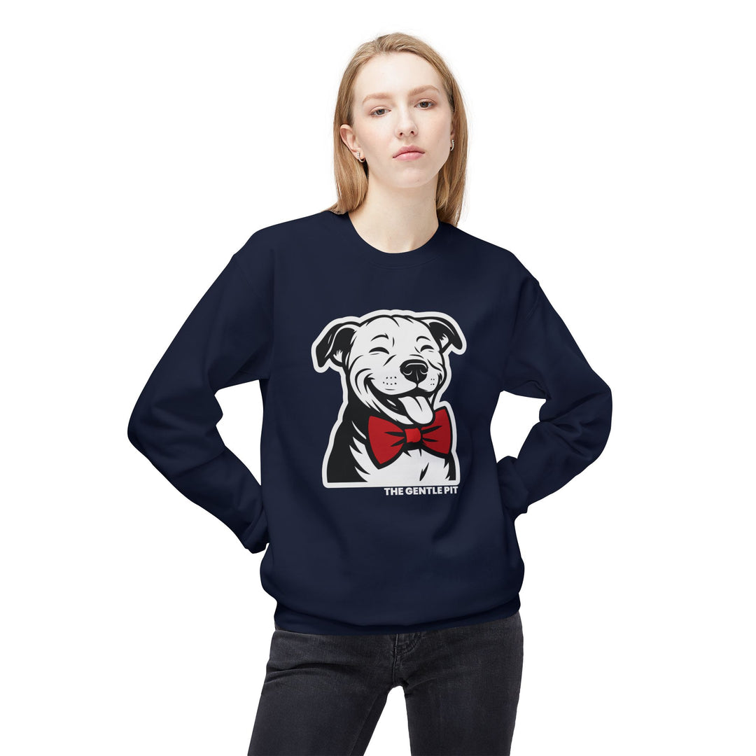 Gentle Baby Pit Sticker Softstyle Fleece Crewneck Sweatshirt