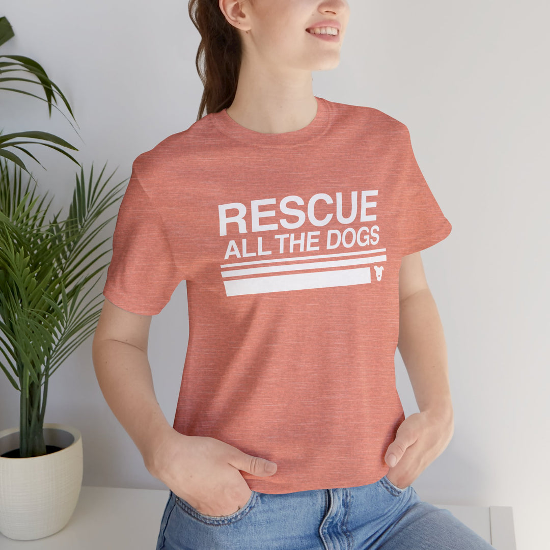 Rescue All The Dogs Unisex Short Sleeve T-shirt