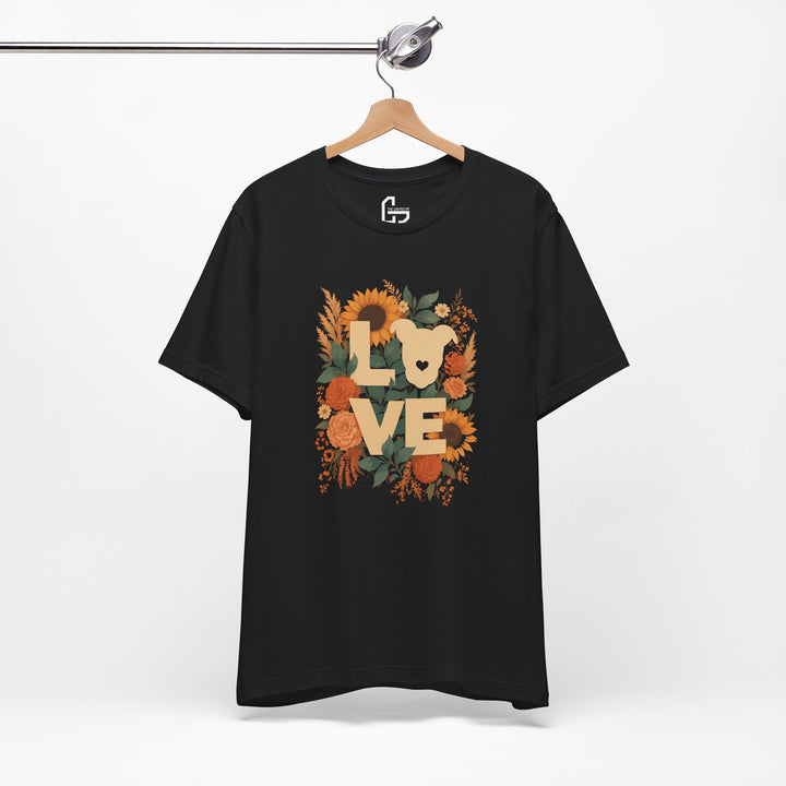 LOVE Floral Premium V2 Short Sleeve Tee