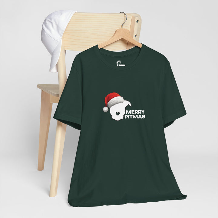 Merry Pitmas 2025 V2 Unisex Short Sleeve T-shirt