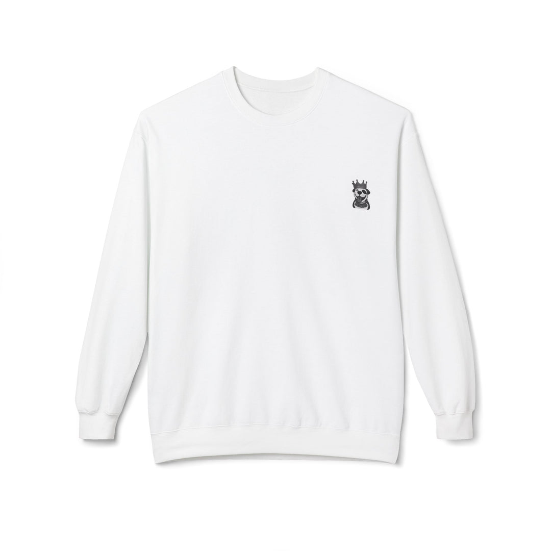 Crowned Pit BW Softstyle Fleece Crewneck Sweatshirt