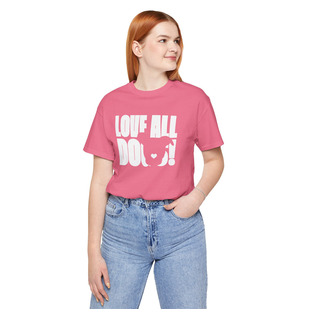 Love All Dogs V3 Unisex Short Sleeve T-shirt