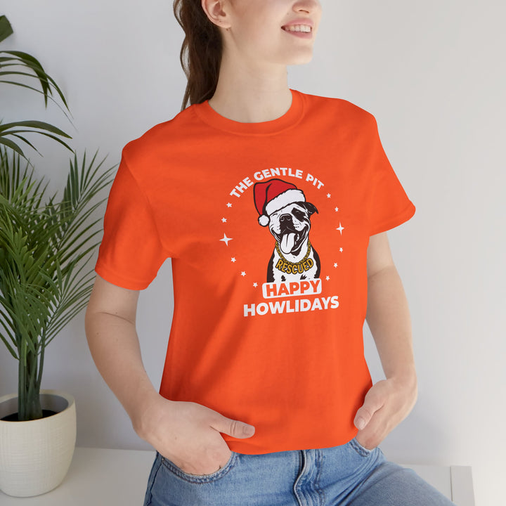 Happy Howlidays 2025 V3 Unisex Short Sleeve T-shirt
