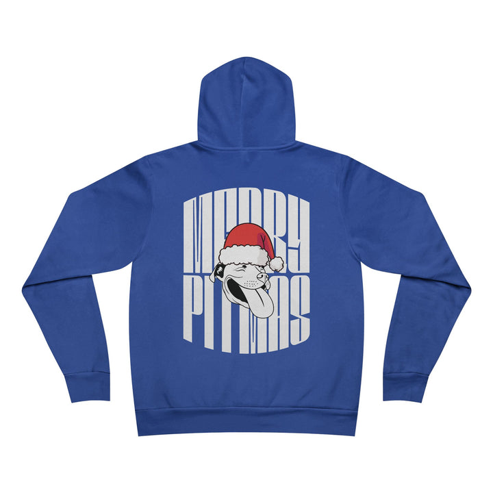 Merry Pitmas V3 Unisex Sponge Fleece Pullover Hoodie