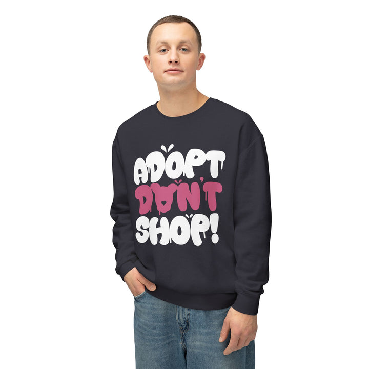 A.D.S Graffiti Style Text Unisex Crewneck Sweatshirt