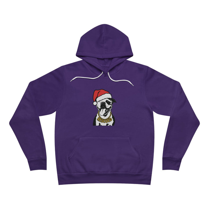 Rescue Pit Christmas Sponge Fleece Pullover Hoodie