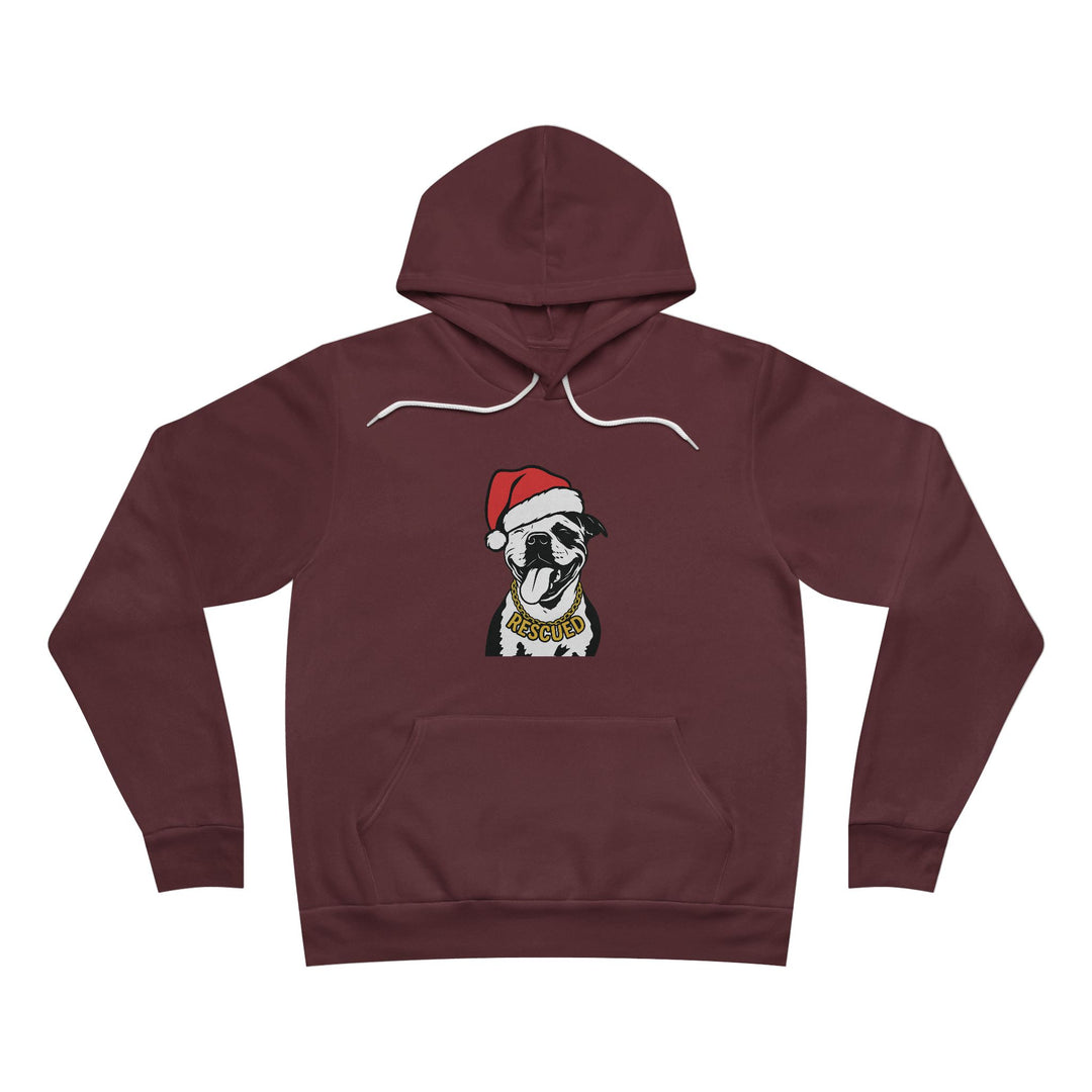 Rescue Pit Christmas Sponge Fleece Pullover Hoodie
