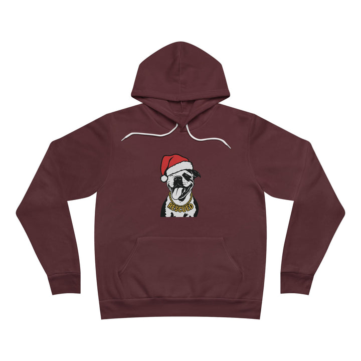 Rescue Pit Christmas Sponge Fleece Pullover Hoodie