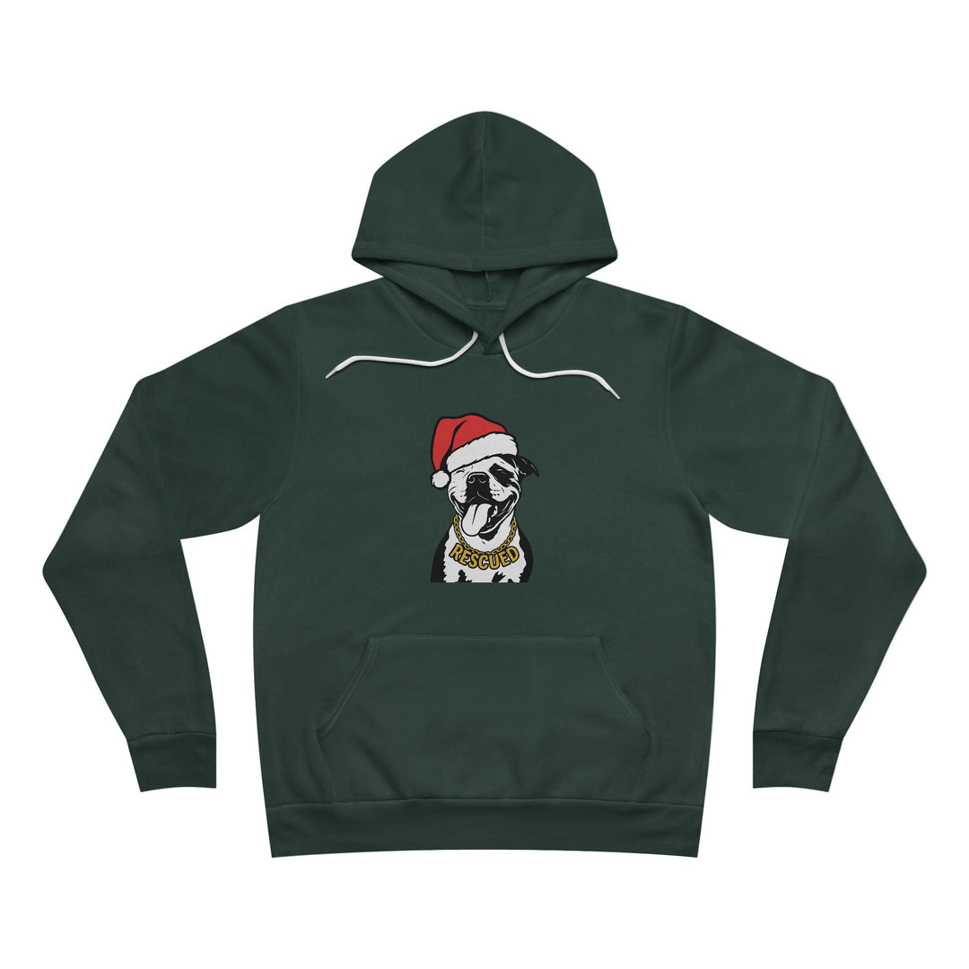 Rescue Pit Christmas Sponge Fleece Pullover Hoodie