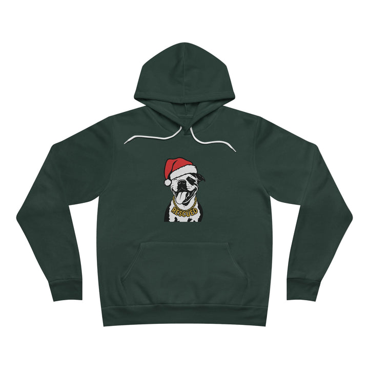 Rescue Pit Christmas Sponge Fleece Pullover Hoodie