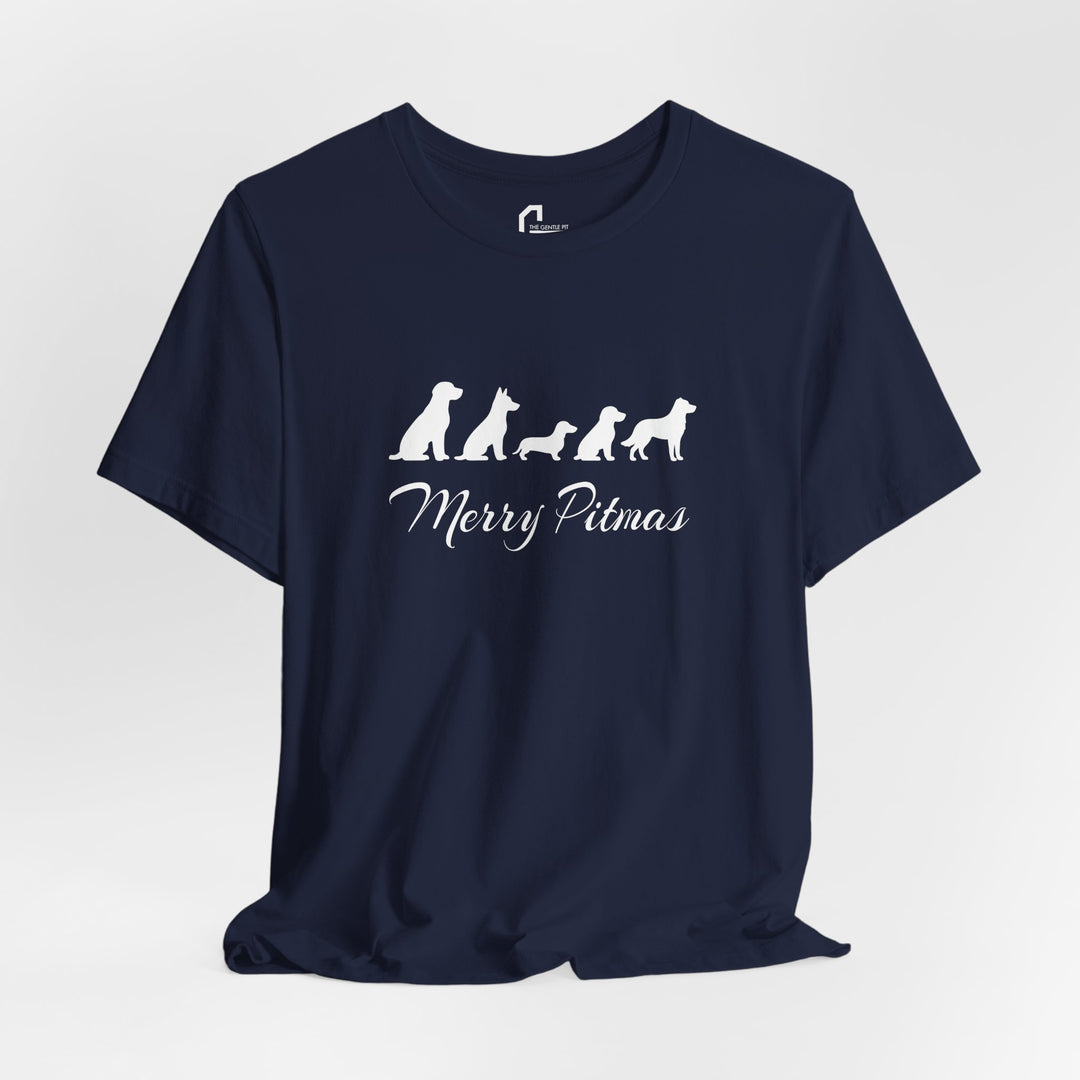 Merry Pitmas 2025 Unisex Short Sleeve T-shirt