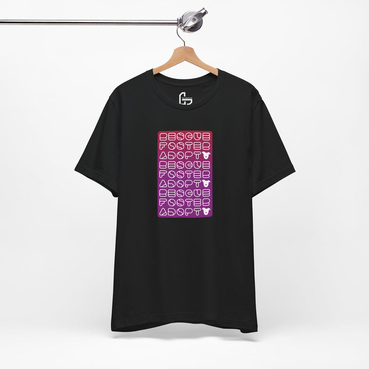 R.F.A Gradient Style Design Unisex Jersey Tee