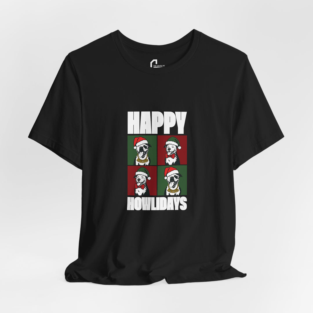 Happy Howlidays 2025 V2 Unisex Short Sleeve T-shirt
