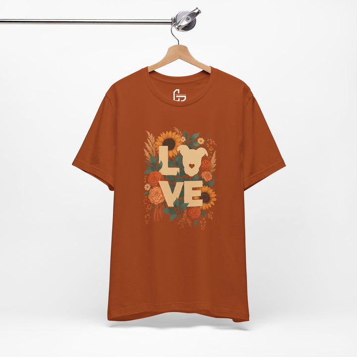 LOVE Floral Premium V2 Short Sleeve Tee