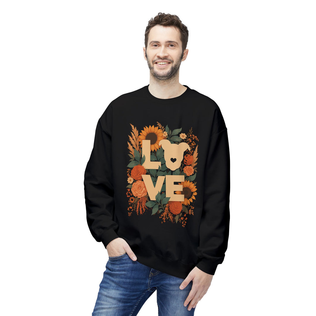 LOVE Floral Premium V2 Crewneck Sweatshirt