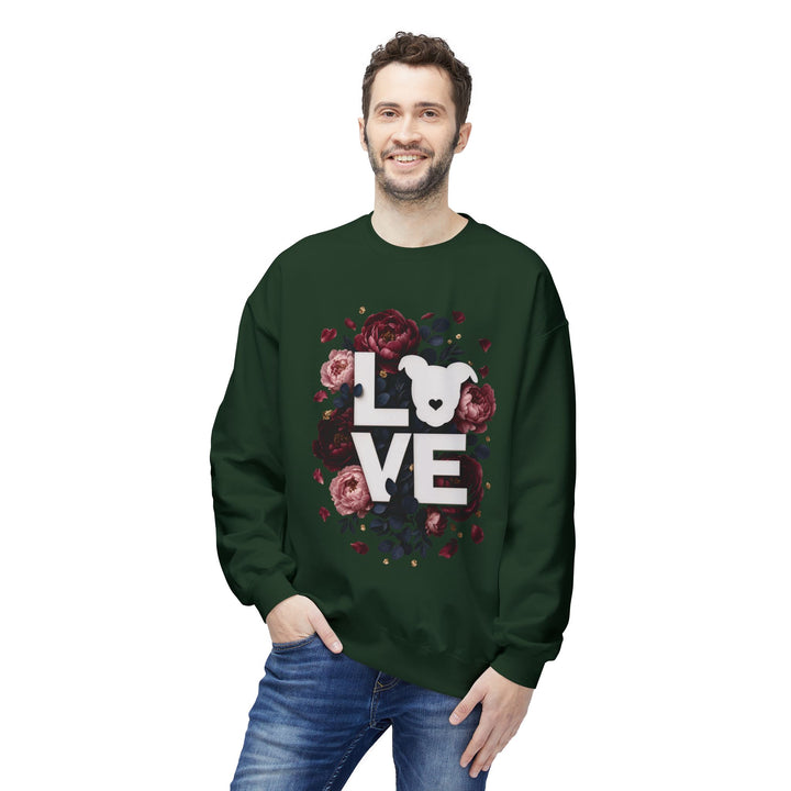 LOVE Floral Premium V1 Crewneck Sweatshirt