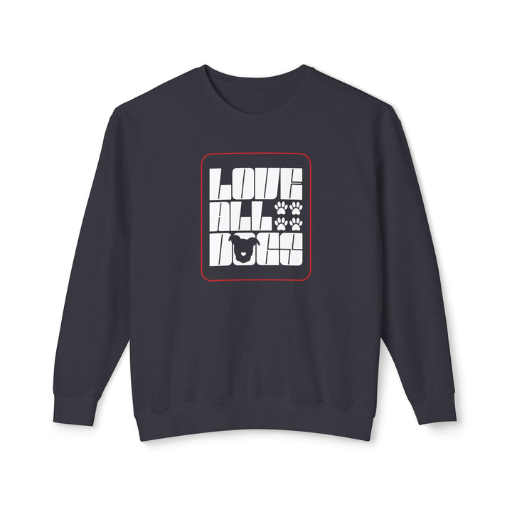 Love All Dogs Modern Style Design Unisex Crewneck Sweatshirt