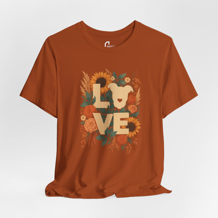LOVE Floral Premium V2 Short Sleeve Tee