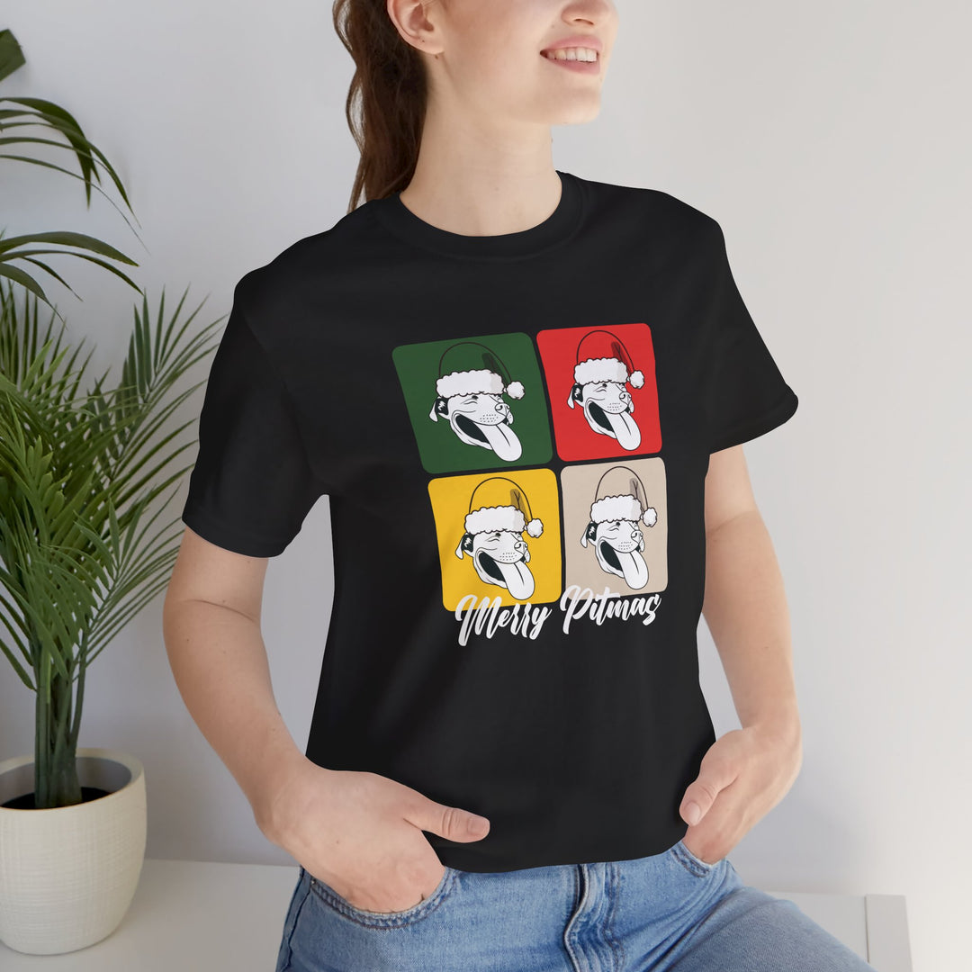 Merry Pitmas V5 Unisex Short Sleeve T-shirt