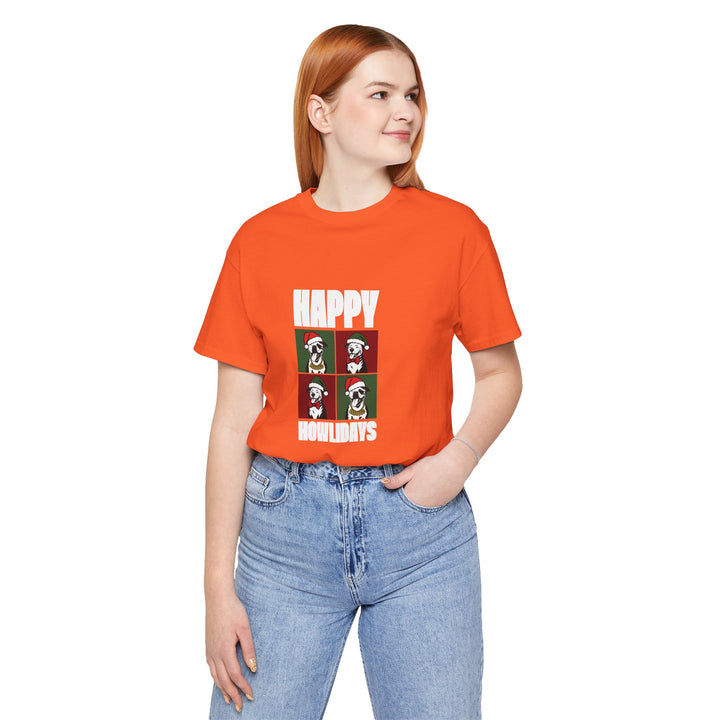 Happy Howlidays 2025 V2 Unisex Short Sleeve T-shirt