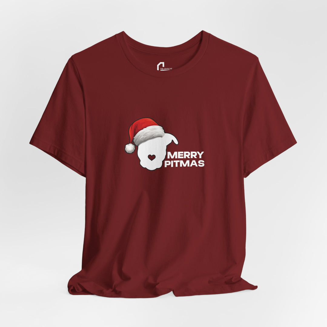 Merry Pitmas 2025 V2 Unisex Short Sleeve T-shirt