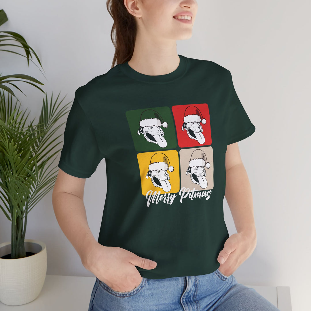 Merry Pitmas V5 Unisex Short Sleeve T-shirt