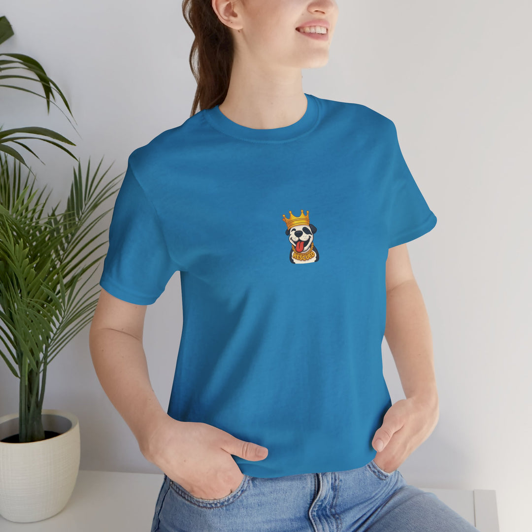 Crowned Pit Emoji Unisex Short Sleeve T-shirt