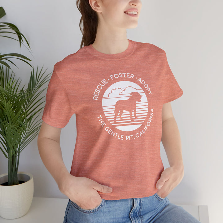 Rescue Foster Adopt Sunset Unisex T-Shirt