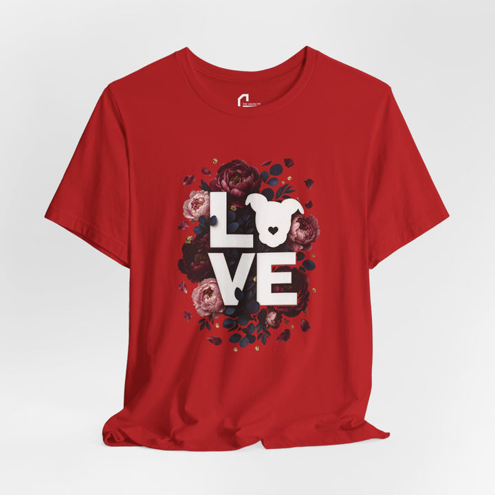 LOVE Floral Premium V1 Short Sleeve Tee