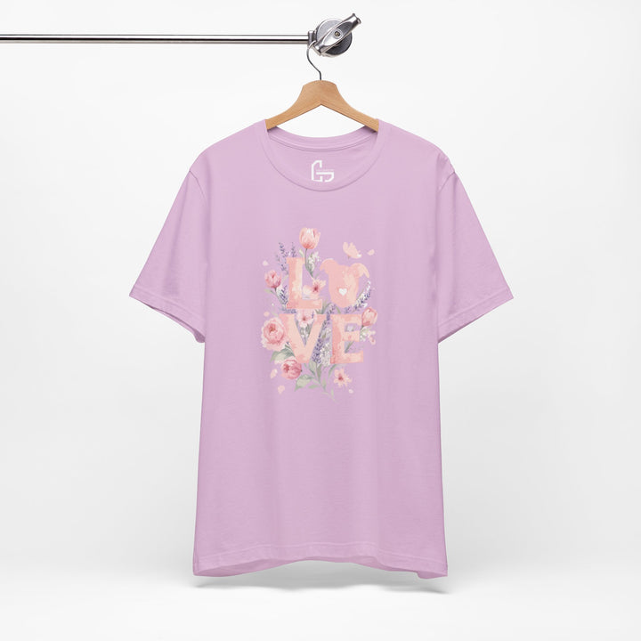 LOVE Floral Premium V3 Short Sleeve Tee